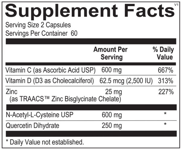 FusiMune Supplement Facts
